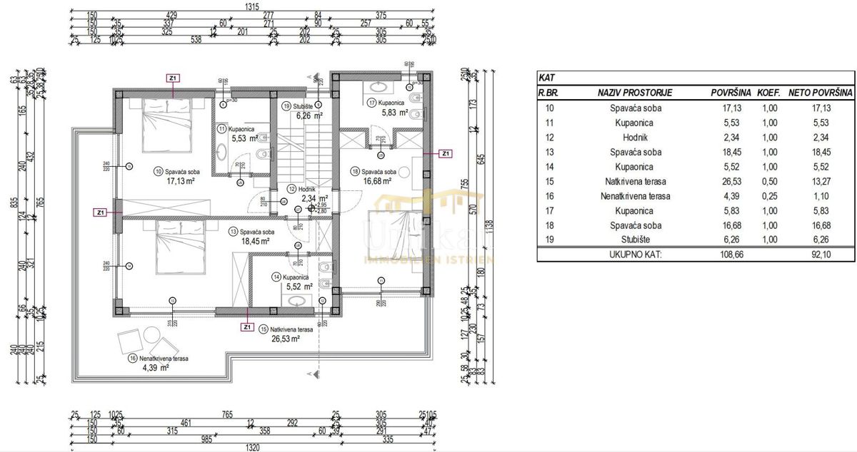 Casa moderna con 4 camere da letto vicino al mare